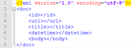 xml format